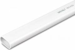 Univolt Oval Rigid Conduit White 16mm